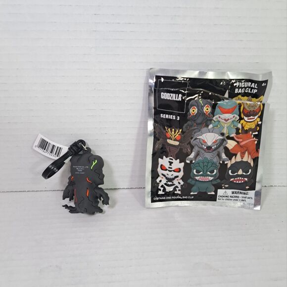 Godzilla Figural Bag Clip Hedorah Series 3 Monogram Toy Figure Keychain Kaiju - Picture 2 of 2